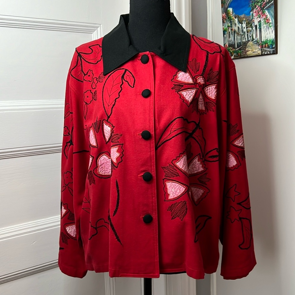 BALA BALA SILK RED‎ JACKET